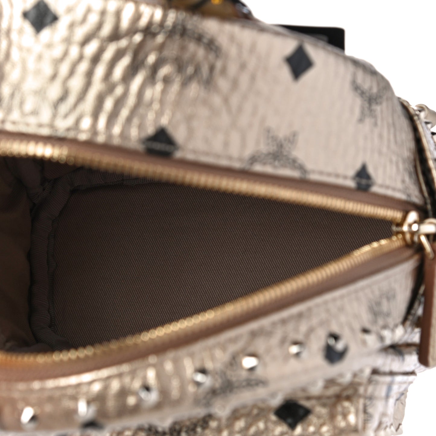 Visetos Studded X-Mini Stark Backpack Berlin Gold