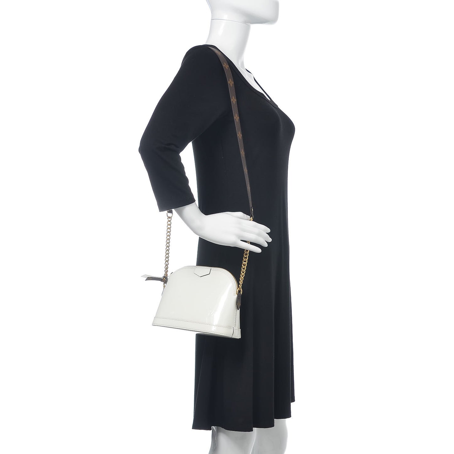 Patent Monogram Alma Mini Snow