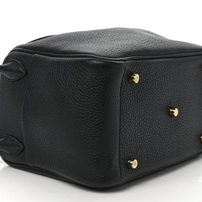 Hermes Taurillon Clemence Lindy 26 Black 7 of 11