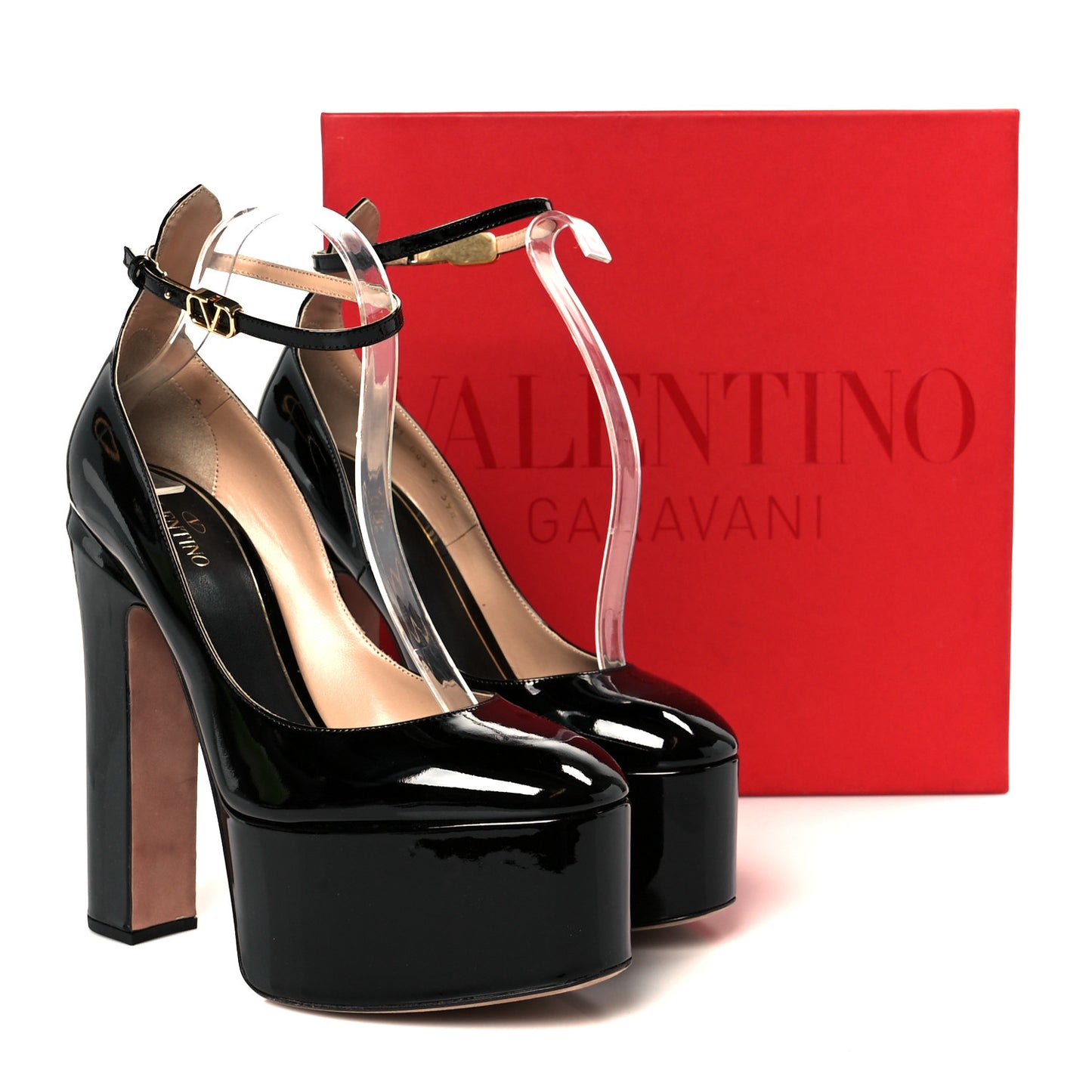 Patent Tan-Go 55/155mm Platform Sandals 39.5 Black