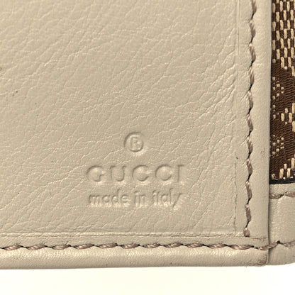 Gucci Monogram Margaux Calfskin Sukey Continental Organizer Wallet Beige Ebony Mystic White 7 of 14