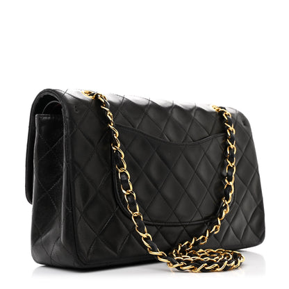 Chanel Lambskin Quilted Medium Double Flap Black 3 of 11