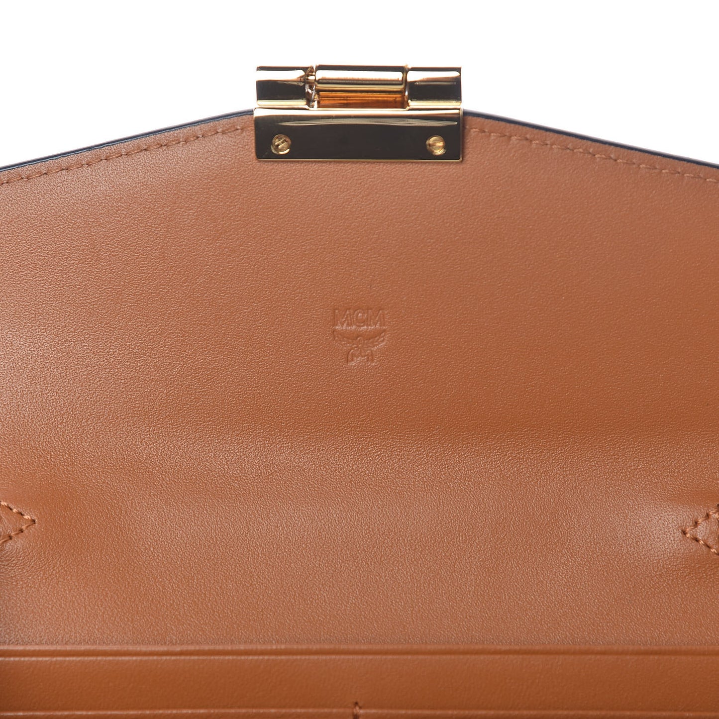 Visetos Large Patricia Wallet On Chain Cognac