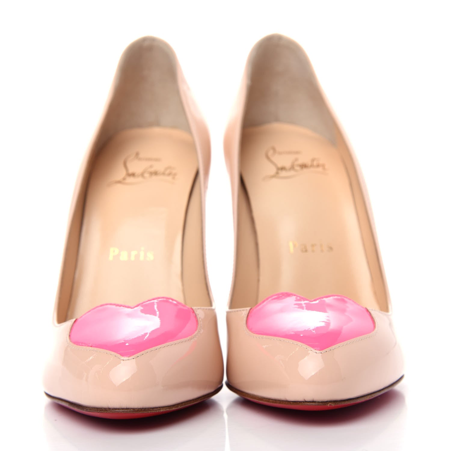 Christian Louboutin Patent Doracora 100 Pumps 35.5 Ballerina Shocking Pink 2 of 10