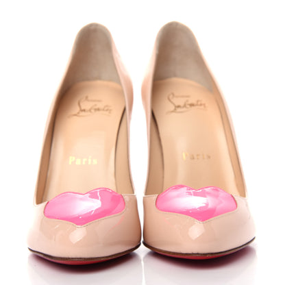 Christian Louboutin Patent Doracora 100 Pumps 35.5 Ballerina Shocking Pink 2 of 10