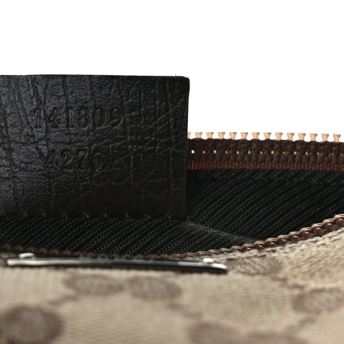 Monogram Web Boat Pochette Brown