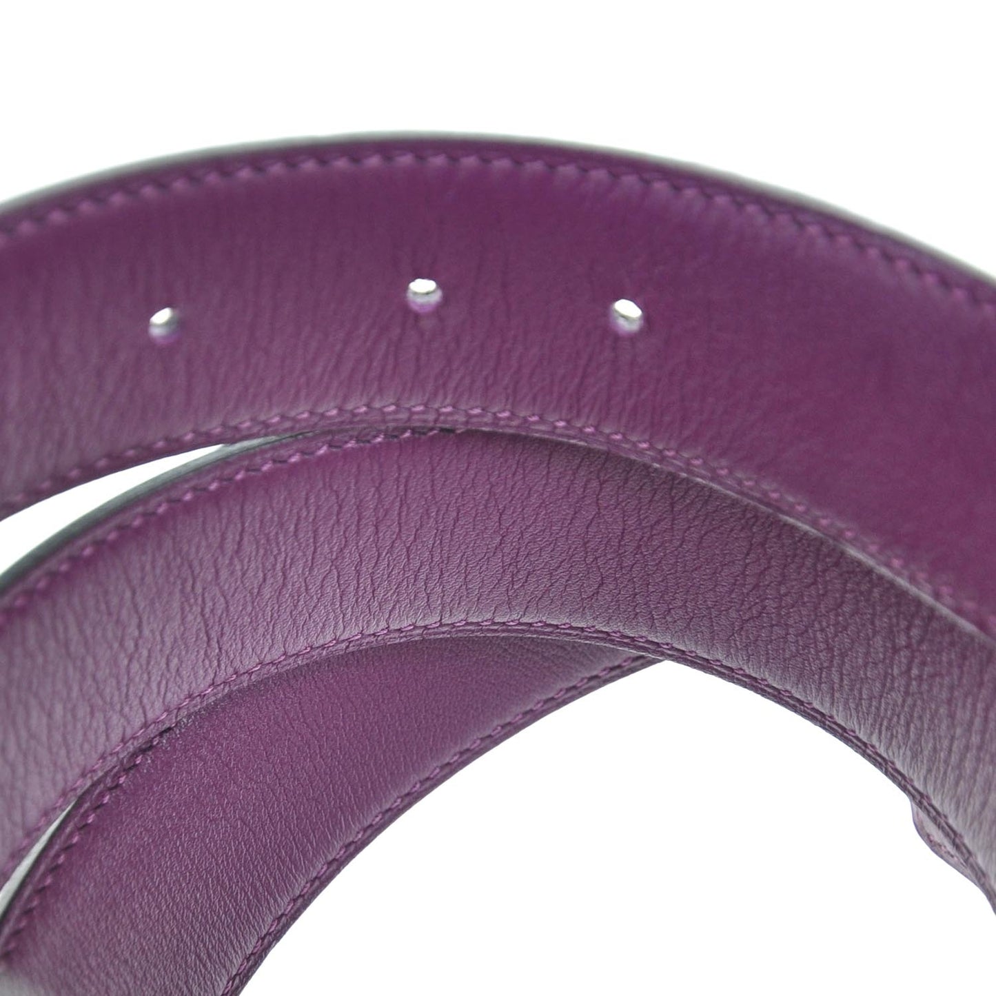 Epsom Swift Reversible H Belt 95 Etain Tosca
