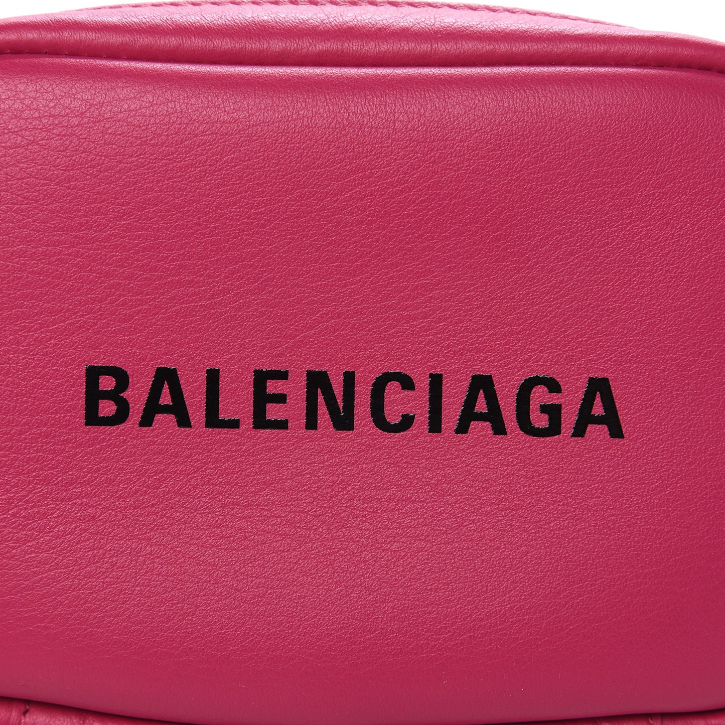 Calfskin Logo XS Everyday Camera Bag Rose Indien Black