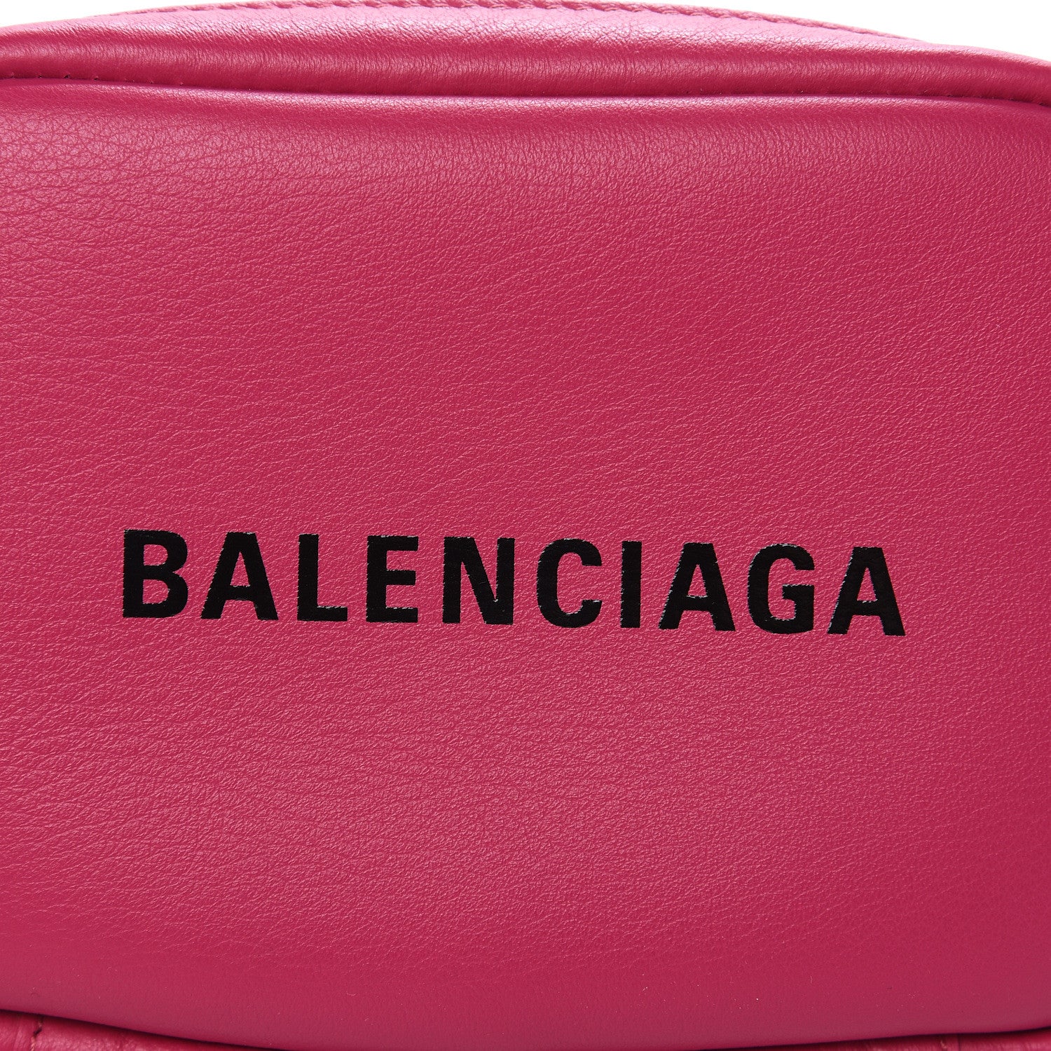 Balenciaga Calfskin Logo XS Everyday Camera Bag Rose Indien Black 9 of 10