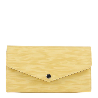 Louis Vuitton Epi Sarah Wallet Jaune Pale 1 of 7