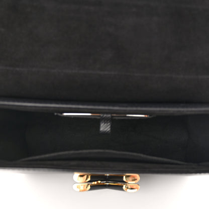 Louis Vuitton Epi Twist Braided Strap Shoulder Bag MM Black 5 of 12