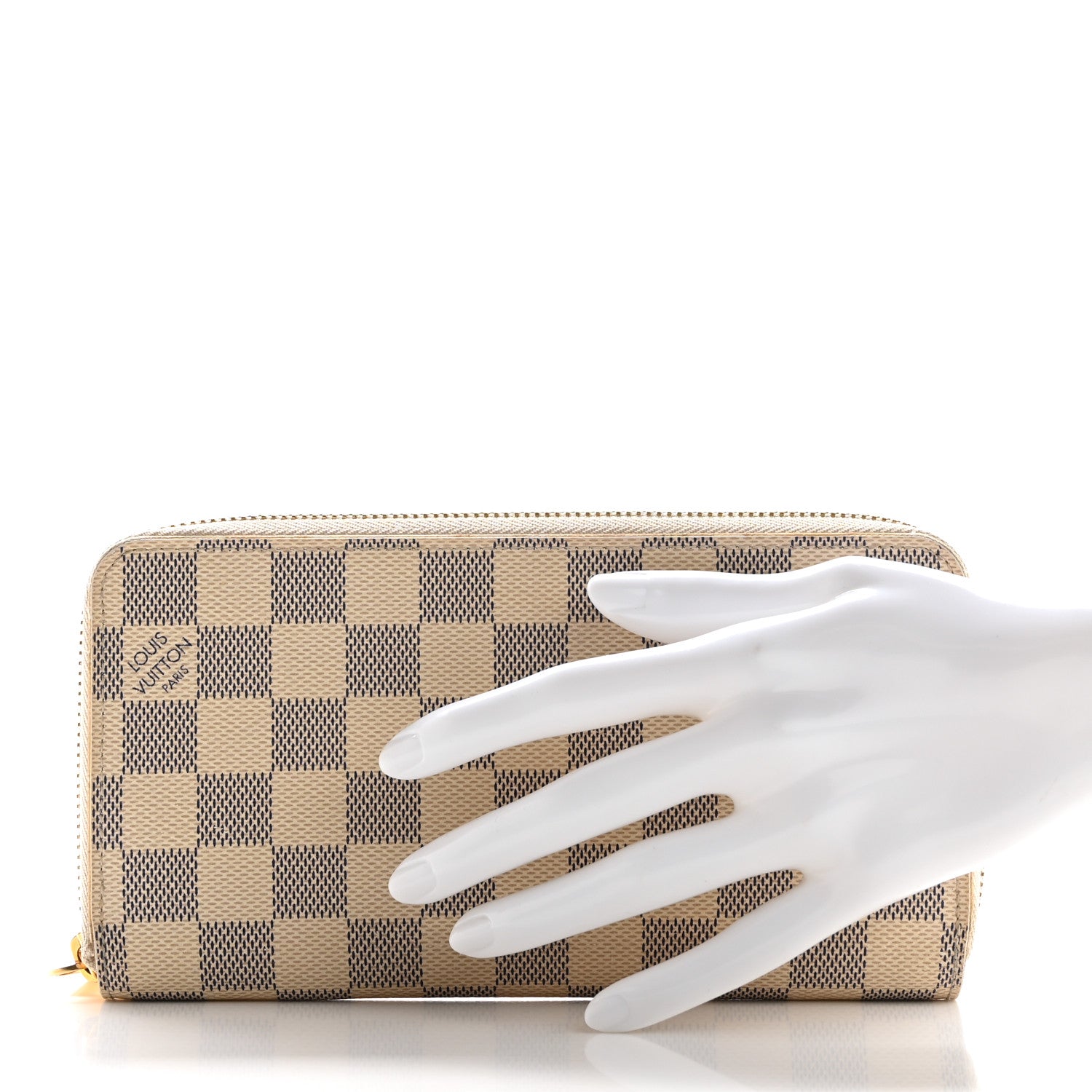 Louis Vuitton Damier Azur Zippy Wallet 2 of 12