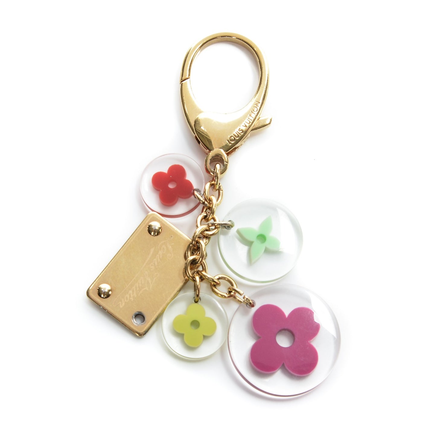 Resin Candy Fleurs Bag Charm Multicolor