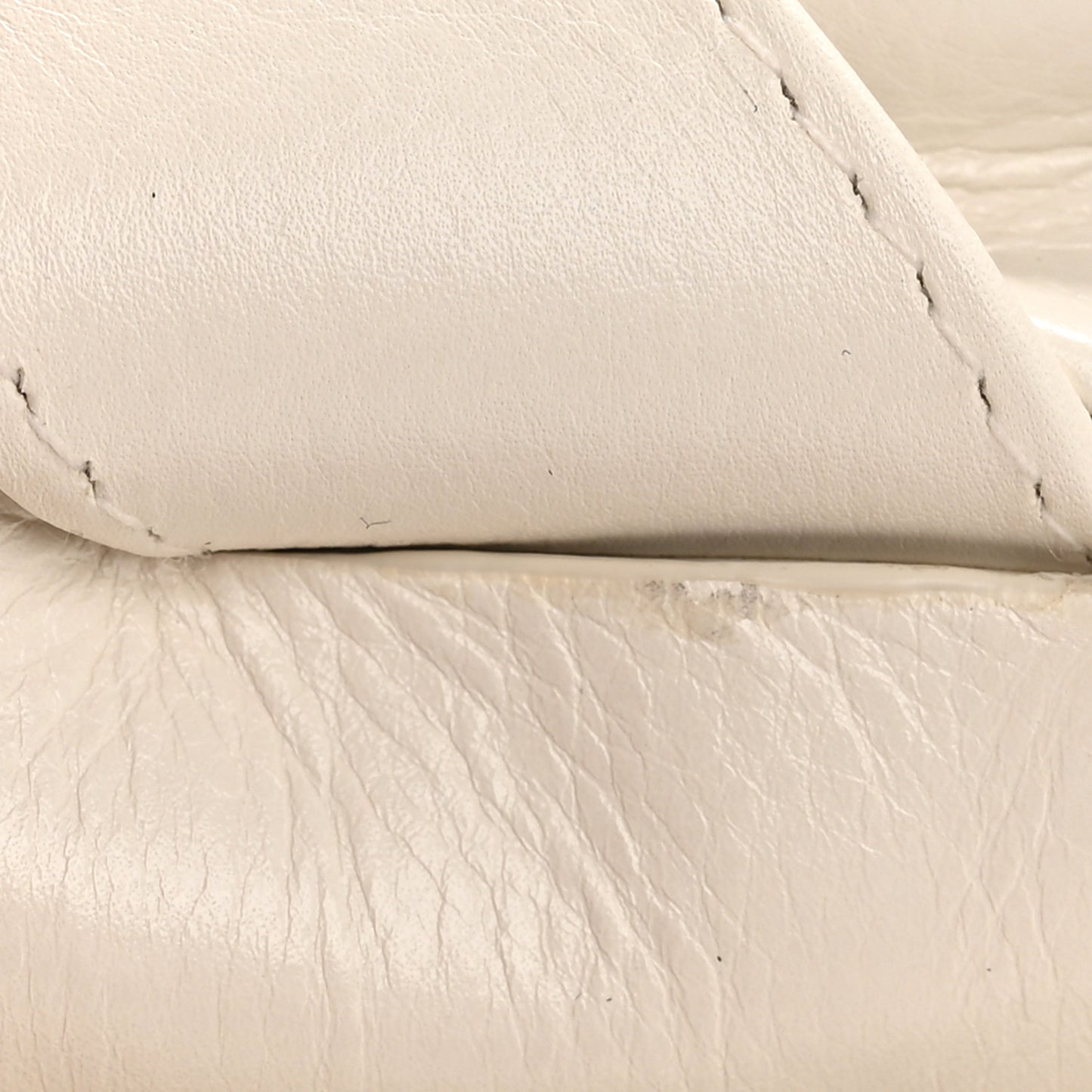 Paper Calfskin Intrecciato Cassette Belt Bag White