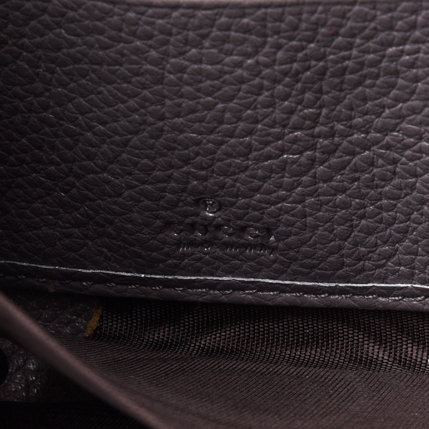 Gucci Grainy Calfskin Zumi Zip Around Wallet Dusty Grey 8 of 11