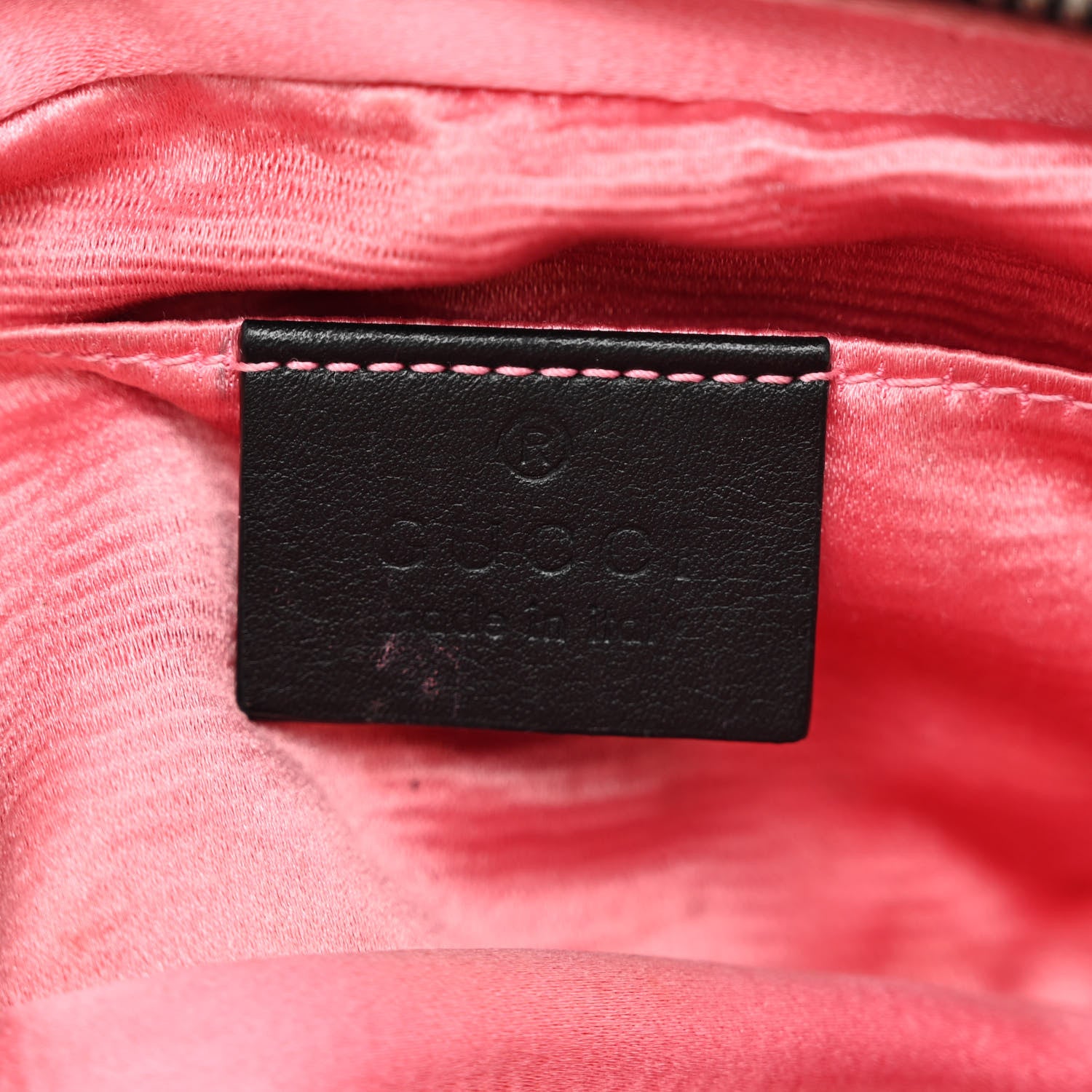 Gucci Velvet Matelasse Marquise Crystals GG Marmont Belt Bag 85 34 Black 6 of 12