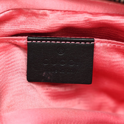 Gucci Velvet Matelasse Marquise Crystals GG Marmont Belt Bag 85 34 Black 6 of 12