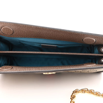 Gucci GG Supreme Monogram Web Small Ophidia Chain Shoulder Bag Brown 5 of 10