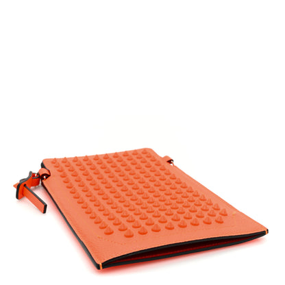 Christian Louboutin Empire Calfskin Spikes Loubilab Clutch Sunrise 4 of 10