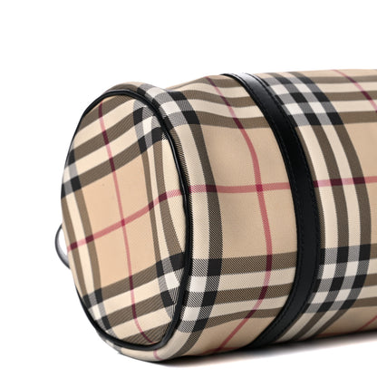 Burberry House Check Barrel Bag Black 7 of 20