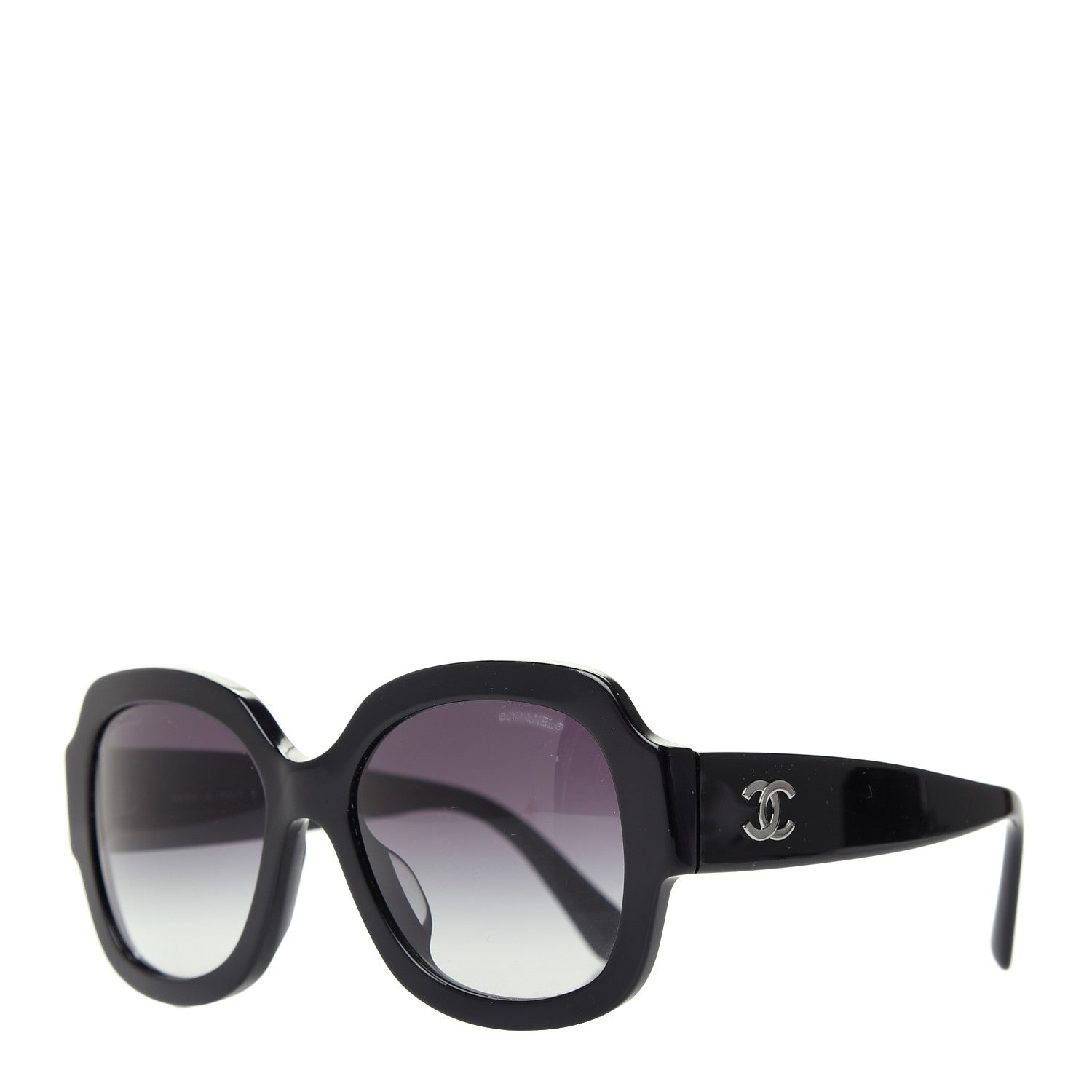Chanel Acetate CC Sunglasses 5373 Black 1 of 8