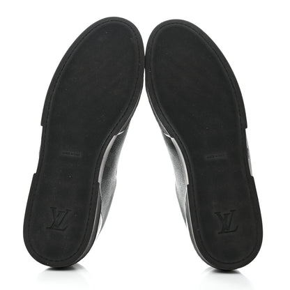 Louis Vuitton Calfskin Damier Graphite Match Up Sneakers 10 5 of 9