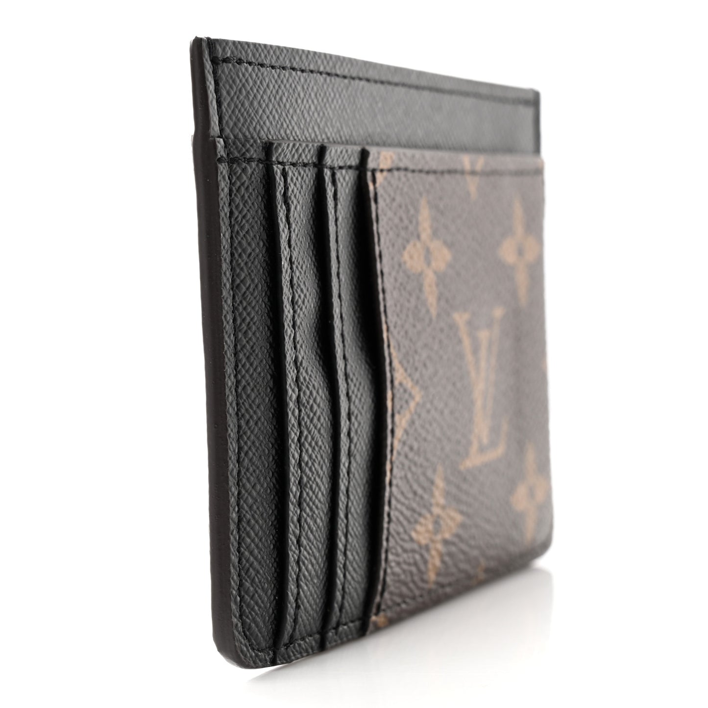 Reverse Monogram Side Up Card Holder