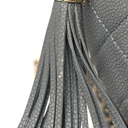 Chanel Caviar Quilted Large Coco Tassel Camera Case Grey 13 of 13
