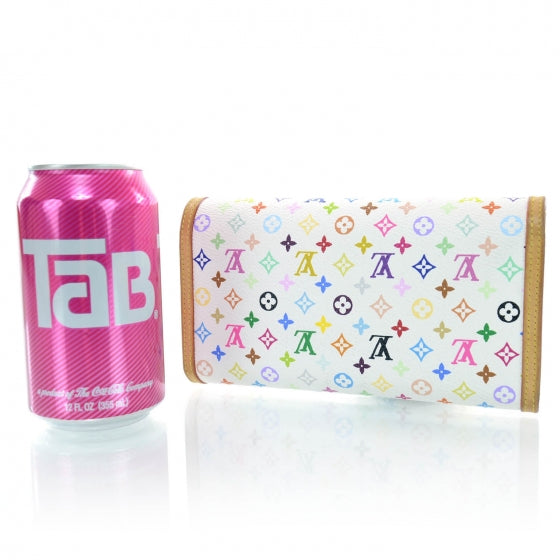 Louis Vuitton Monogram Multicolor Porte Tresor International Wallet White 2 of 8