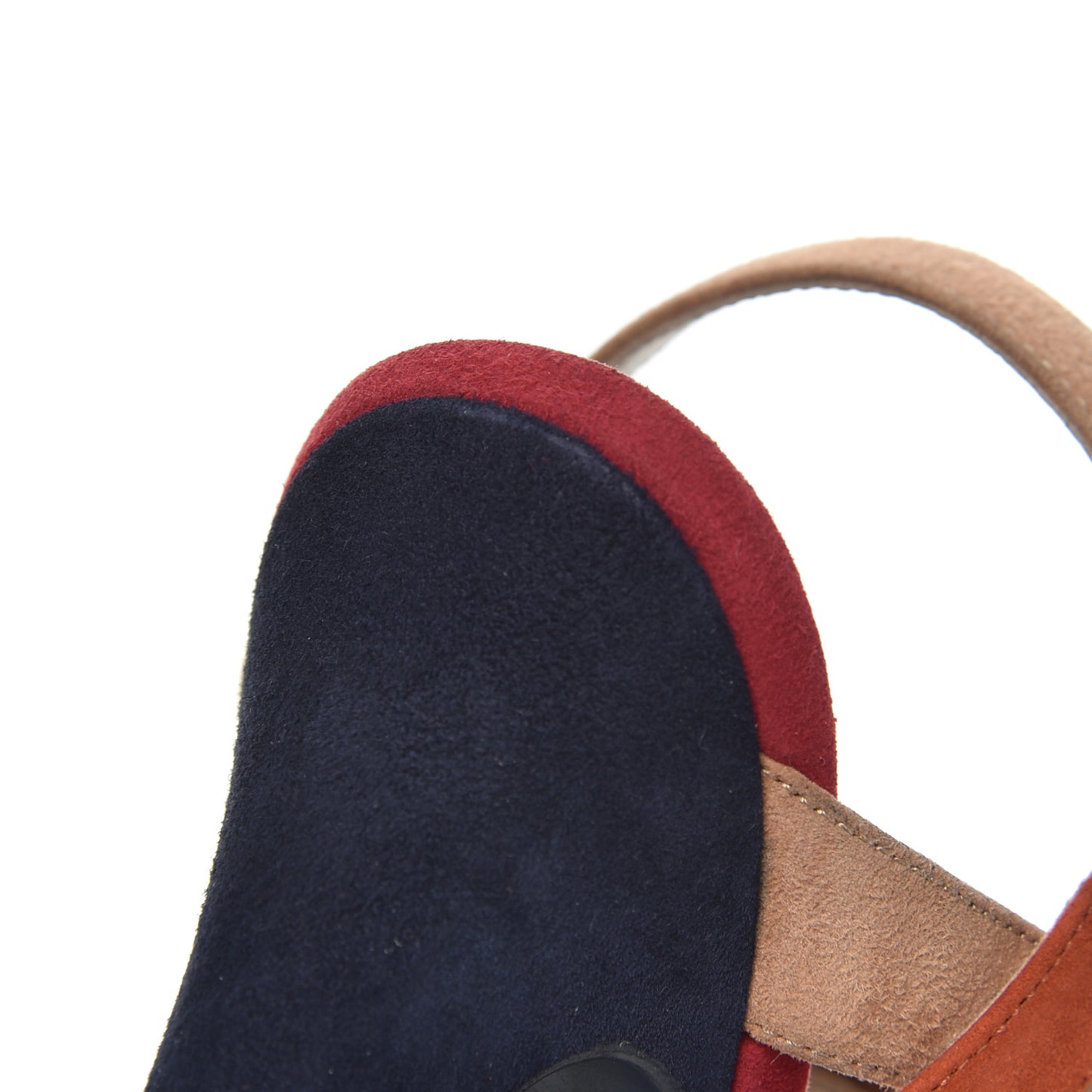 Suede Tribute 105 Platform Sandals 35.5 Pacific