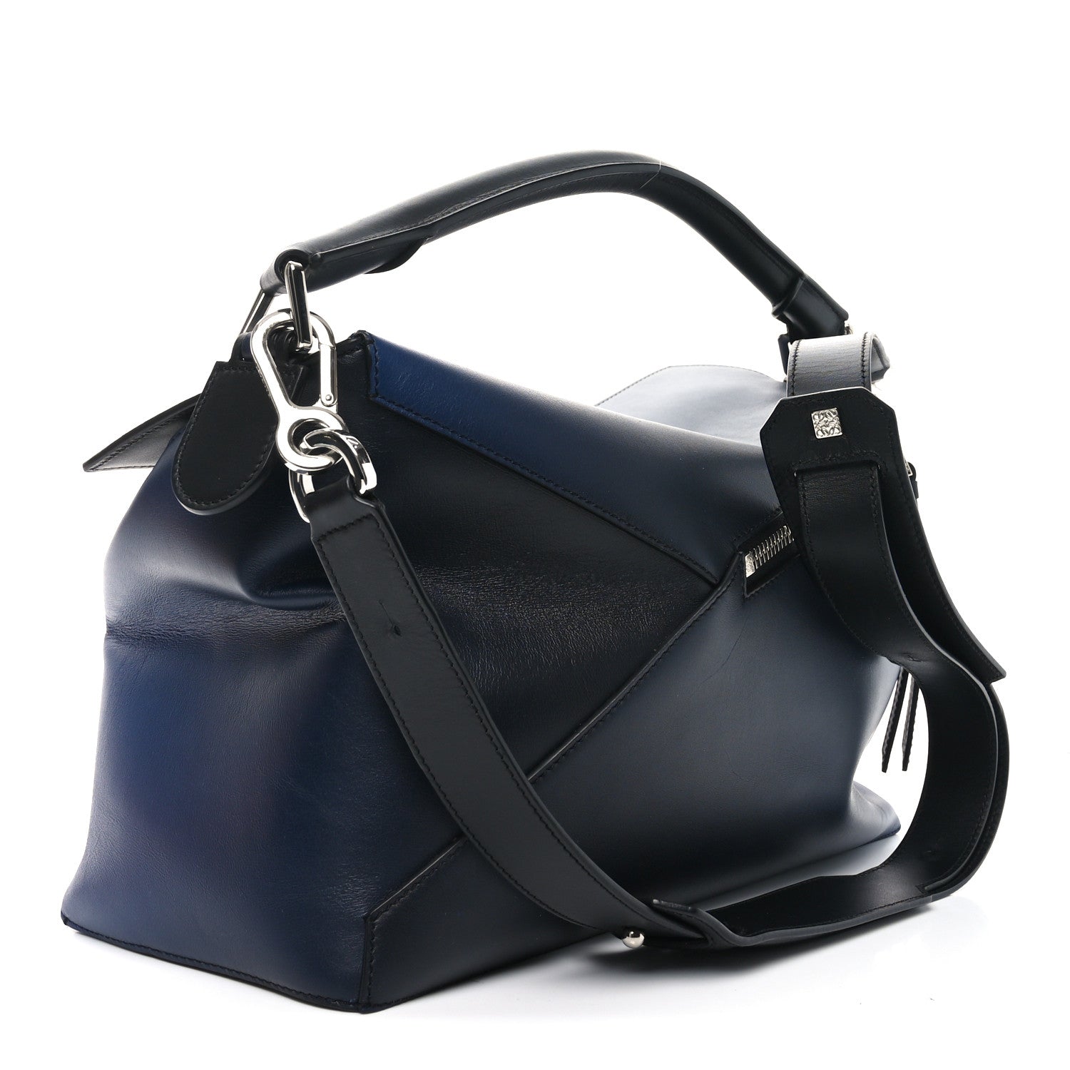 Loewe Calfskin Large Puzzle Edge Bag Dark Marino 3 of 9