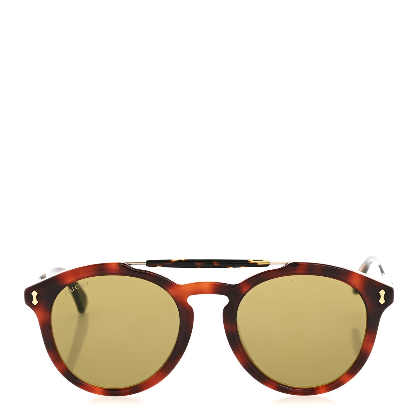 Round Avana Sunglasses GG0124SA Tortoise