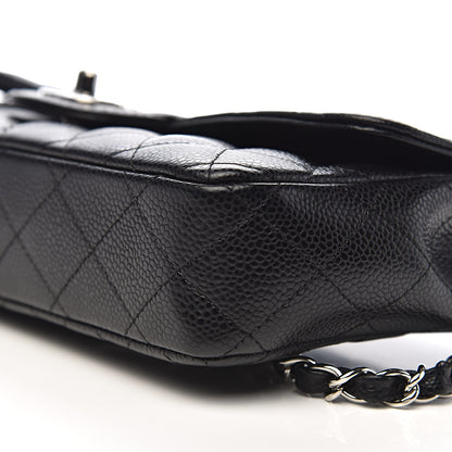 Chanel Caviar Quilted East West Flap Black 9 of 11