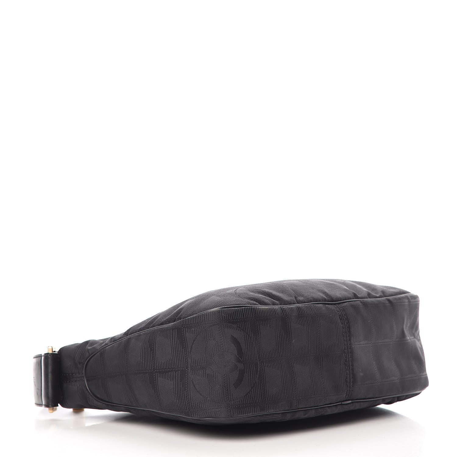 Chanel Nylon Travel Hobo Black 4 of 12