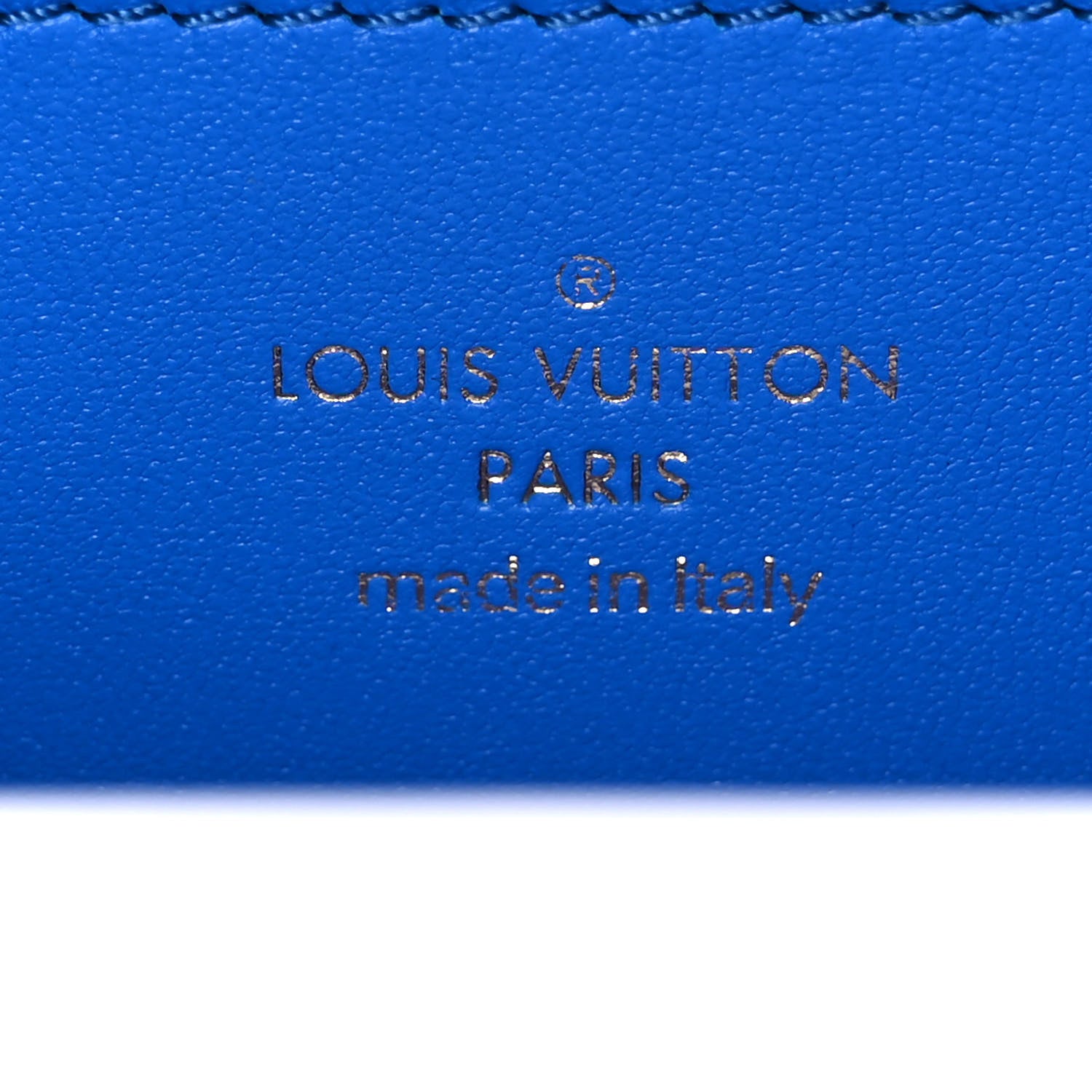 Louis Vuitton Lambskin Embossed Monogram Vuittamins Pochette Coussin Blue Red 6 of 9