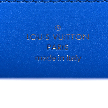Louis Vuitton Lambskin Embossed Monogram Vuittamins Pochette Coussin Blue Red 6 of 9