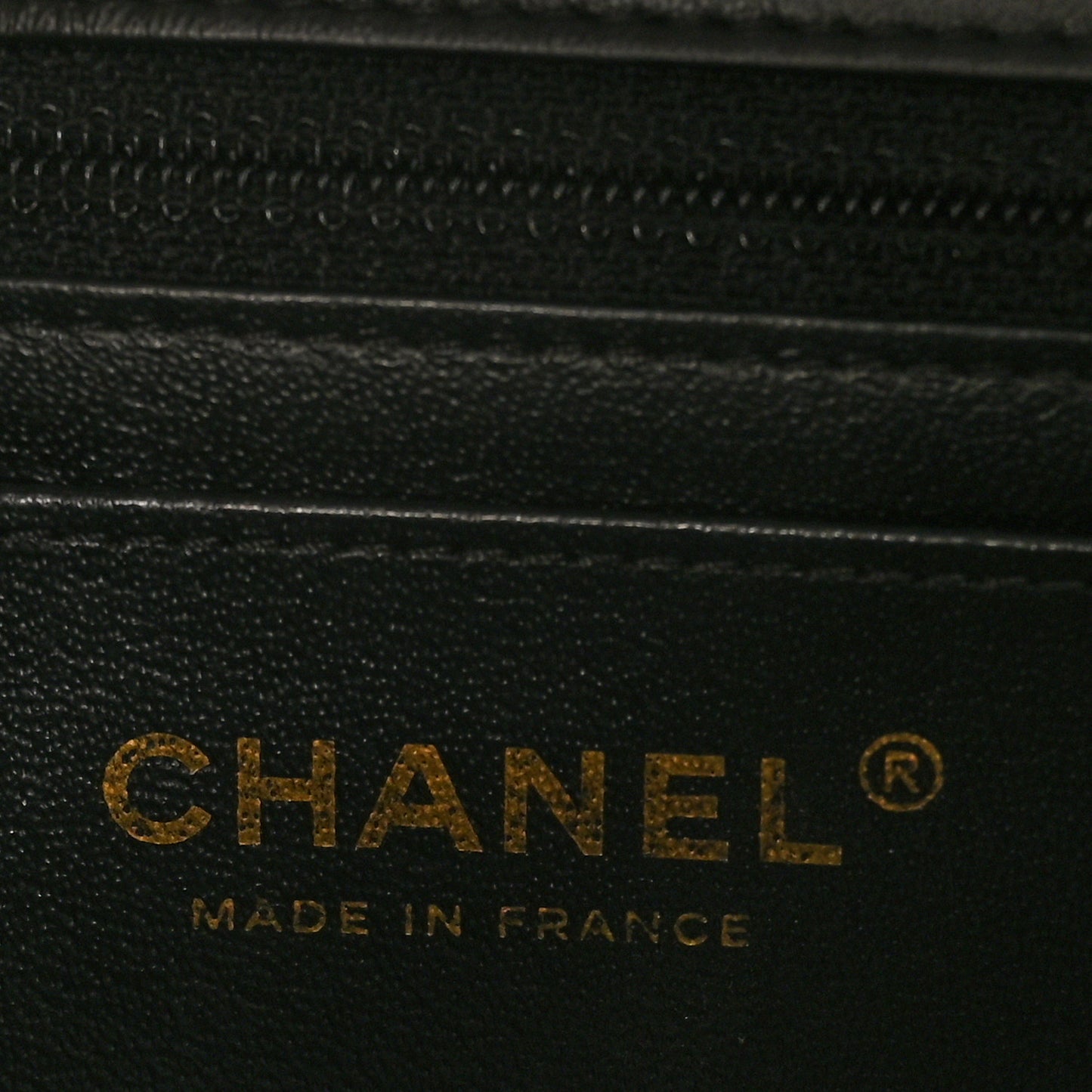 Lambskin Quilted Mini Rectangular Flap Black