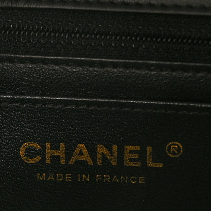 Chanel Lambskin Quilted Mini Rectangular Flap Black 6 of 10