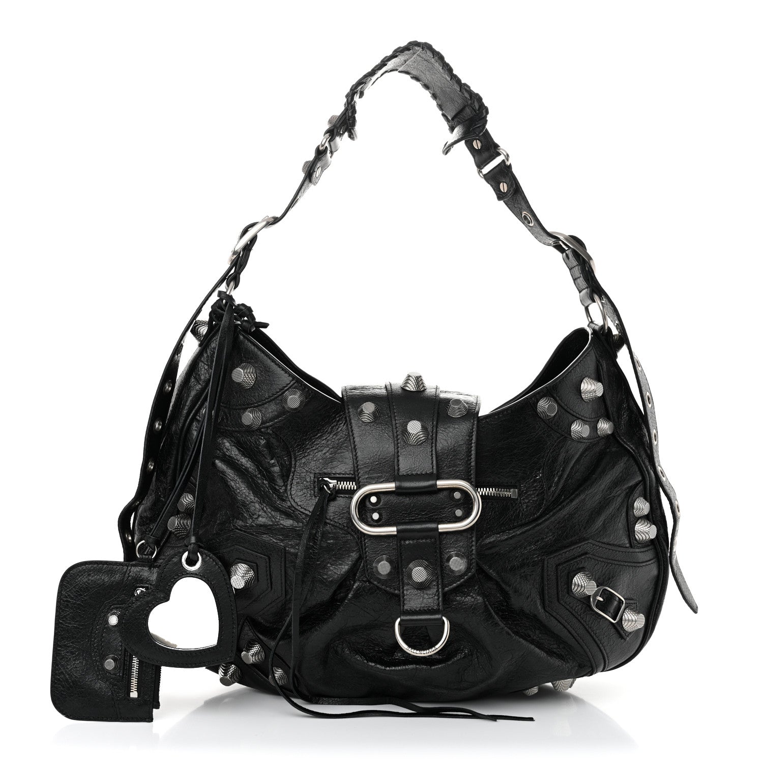 Balenciaga Agneau Arena Large Le Cagole Shoulder Bag Black 3 of 12