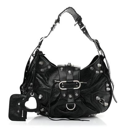 Balenciaga Agneau Arena Large Le Cagole Shoulder Bag Black 3 of 12