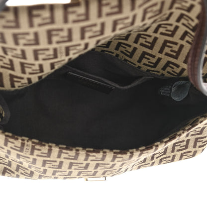 Fendi Zucchino Vitello Mini Mama Baguette Mogano Panna Bruciato 5 of 13
