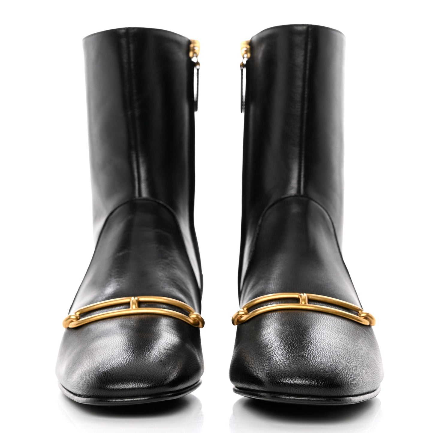 Goatskin Dora Ankle Boots 38 Black