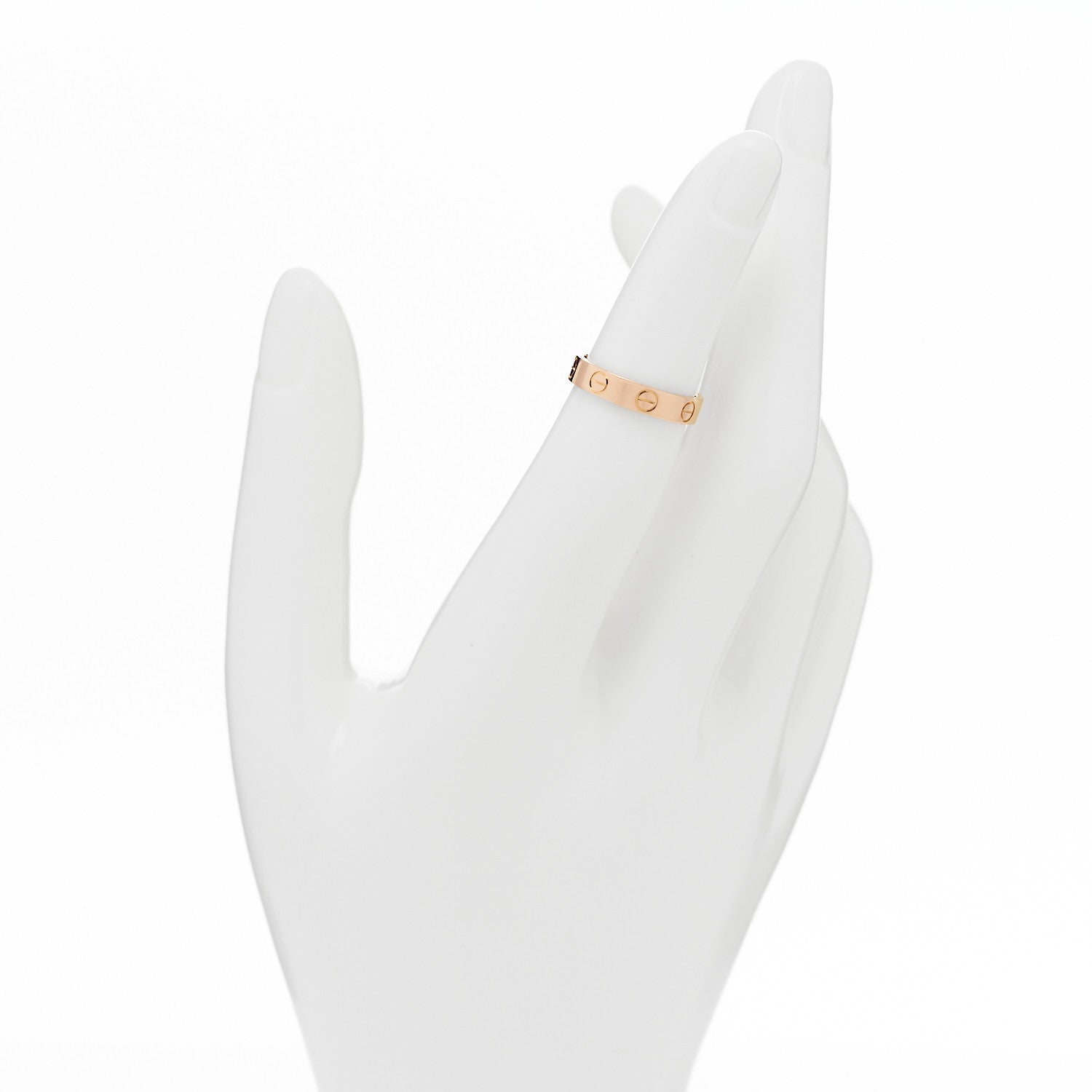 Cartier 18K Pink Gold 3.5mm LOVE Wedding Band Ring 48 4.5 2 of 4