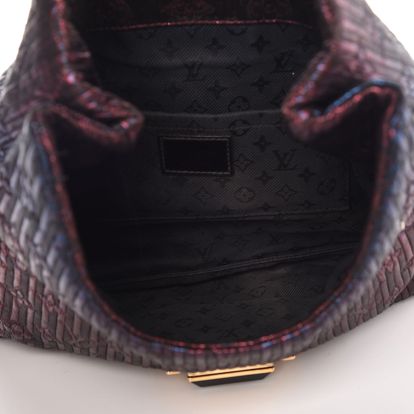 Jacquard Quilted Monogram Altair Clutch Marine