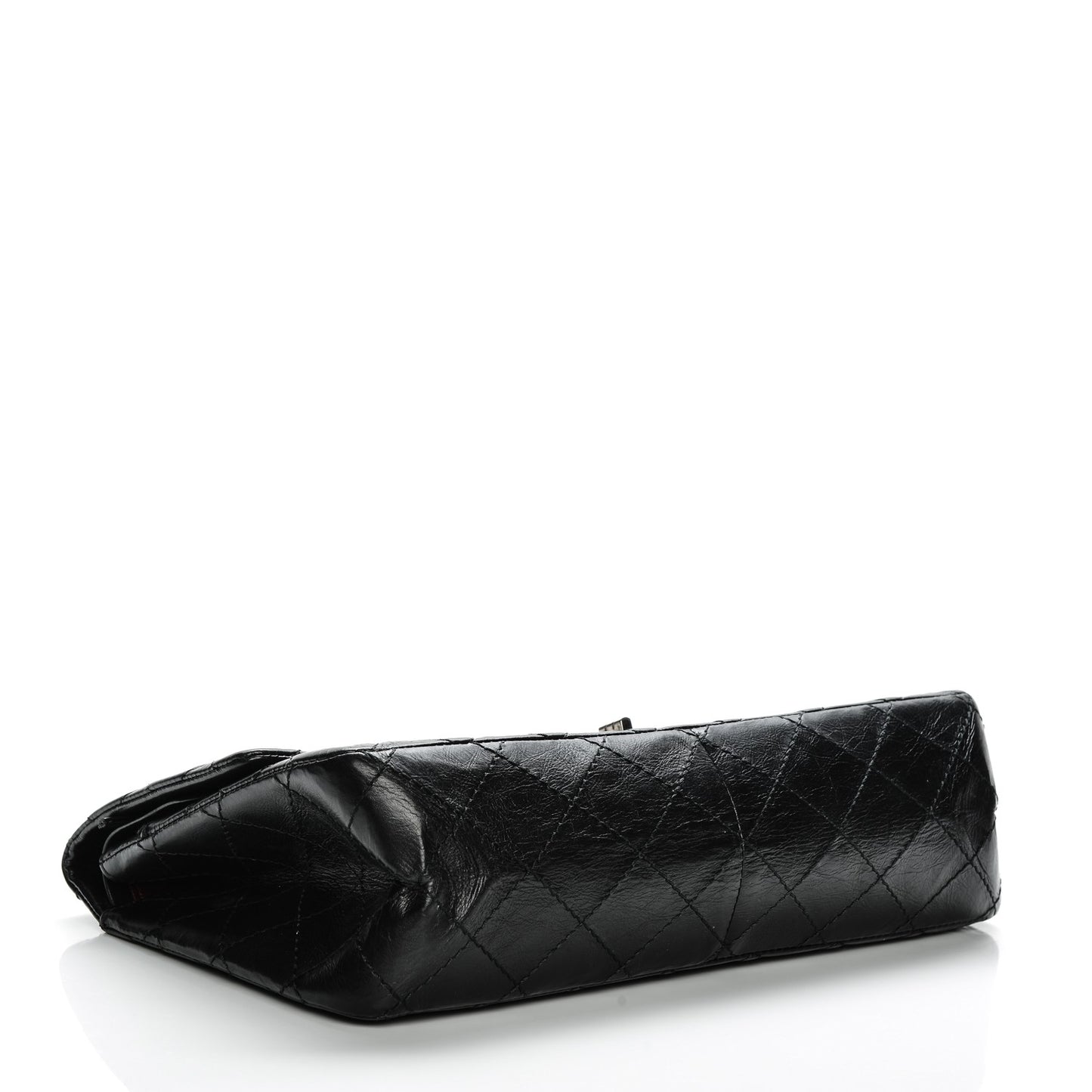 Aged Calfskin Quilted 2.55 Reissue 226 Flap Black