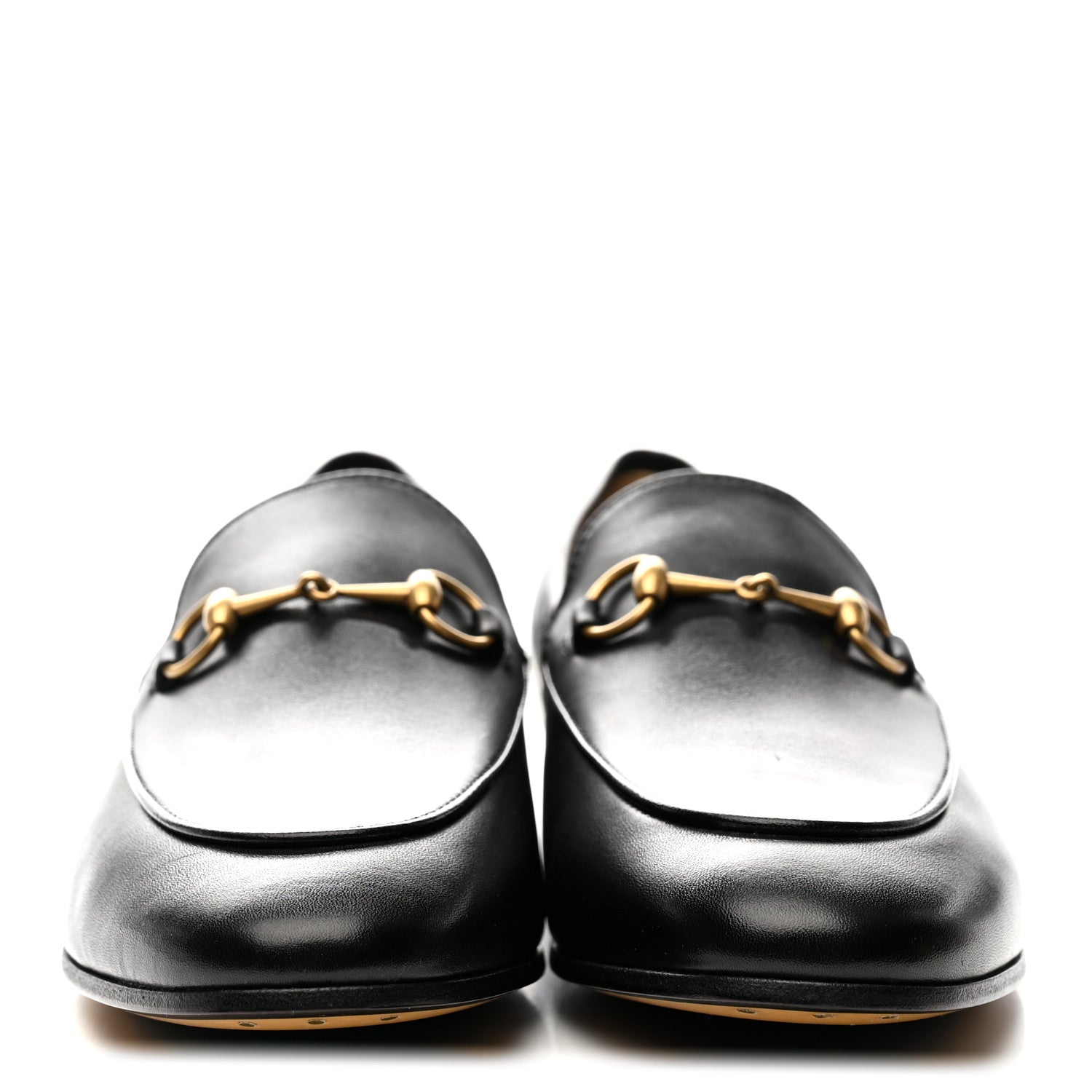 Gucci Calfskin Womens Jordaan Loafers 39 Black 3 of 10
