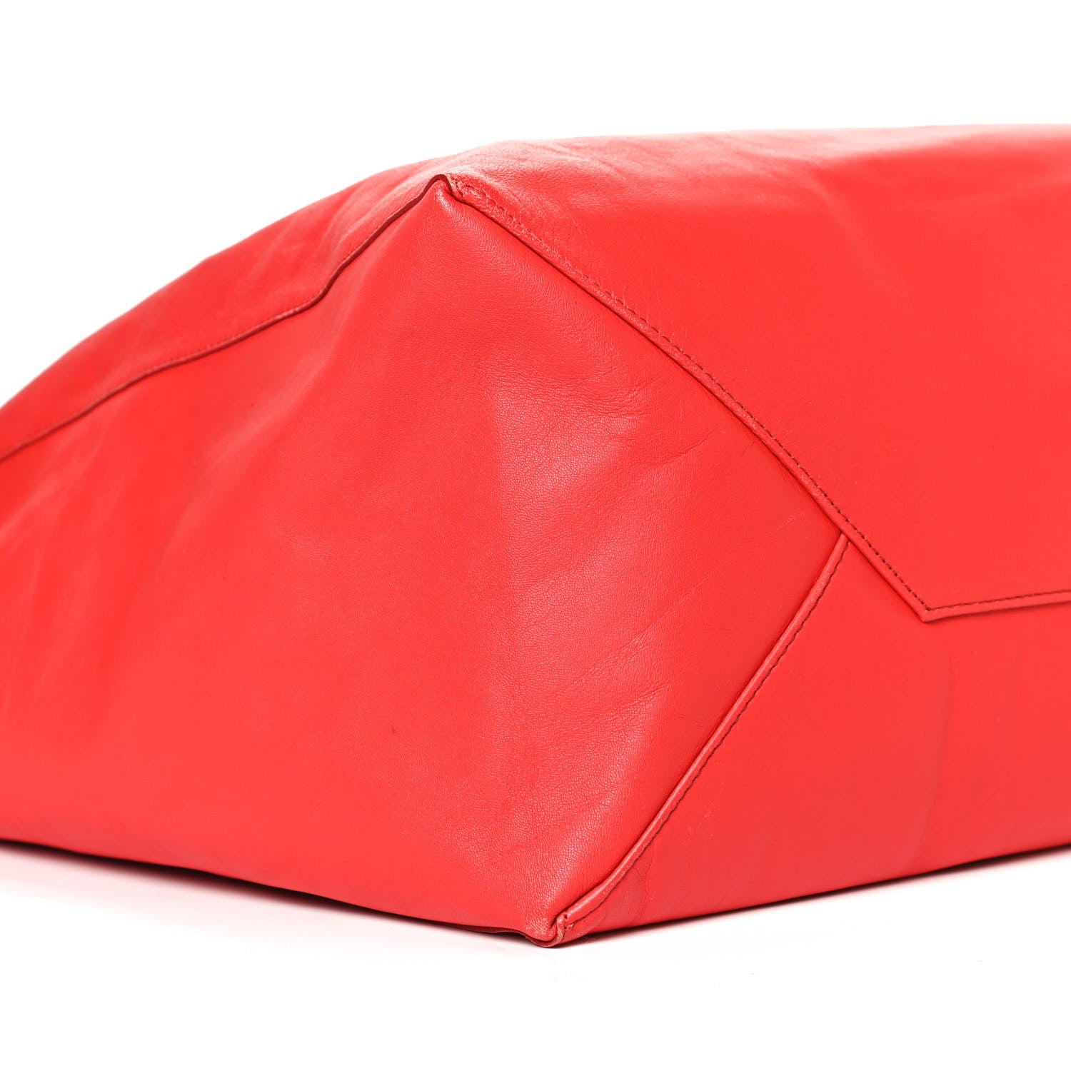 Celine Lambskin Horizontal Cabas Magenta 9 of 13