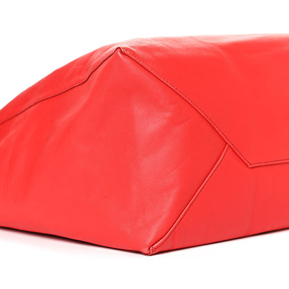 Celine Lambskin Horizontal Cabas Magenta 9 of 13