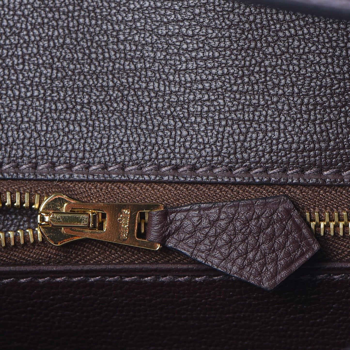 Togo Birkin 25 Chocolate