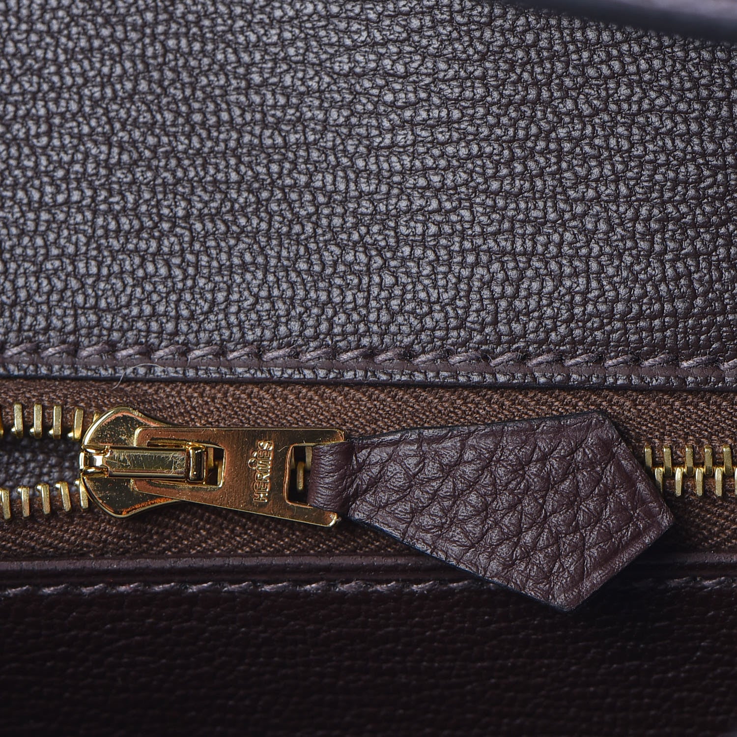 Hermes Togo Birkin 25 Chocolate 24 of 33